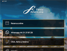 Tablet Screenshot of fiestamericana.com